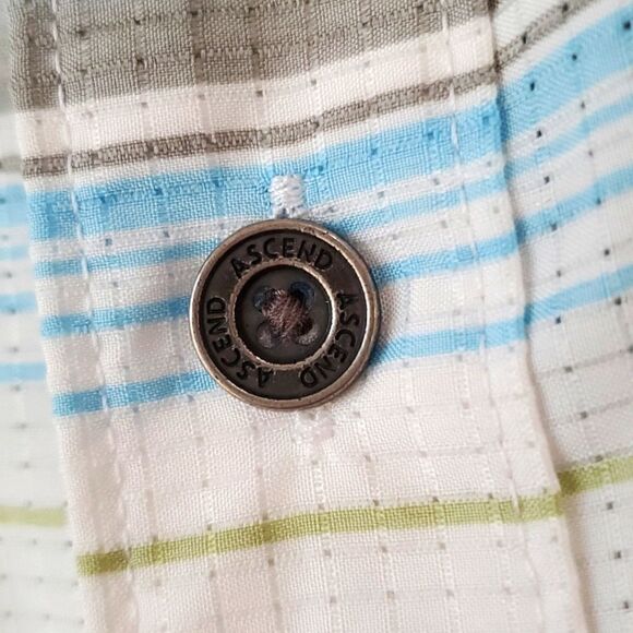 Ascend men button up performance shirt, size xl - Picture 4 of 7